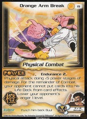 Orange Arm Break - 19 - Unlimited Edition - Flat Foil